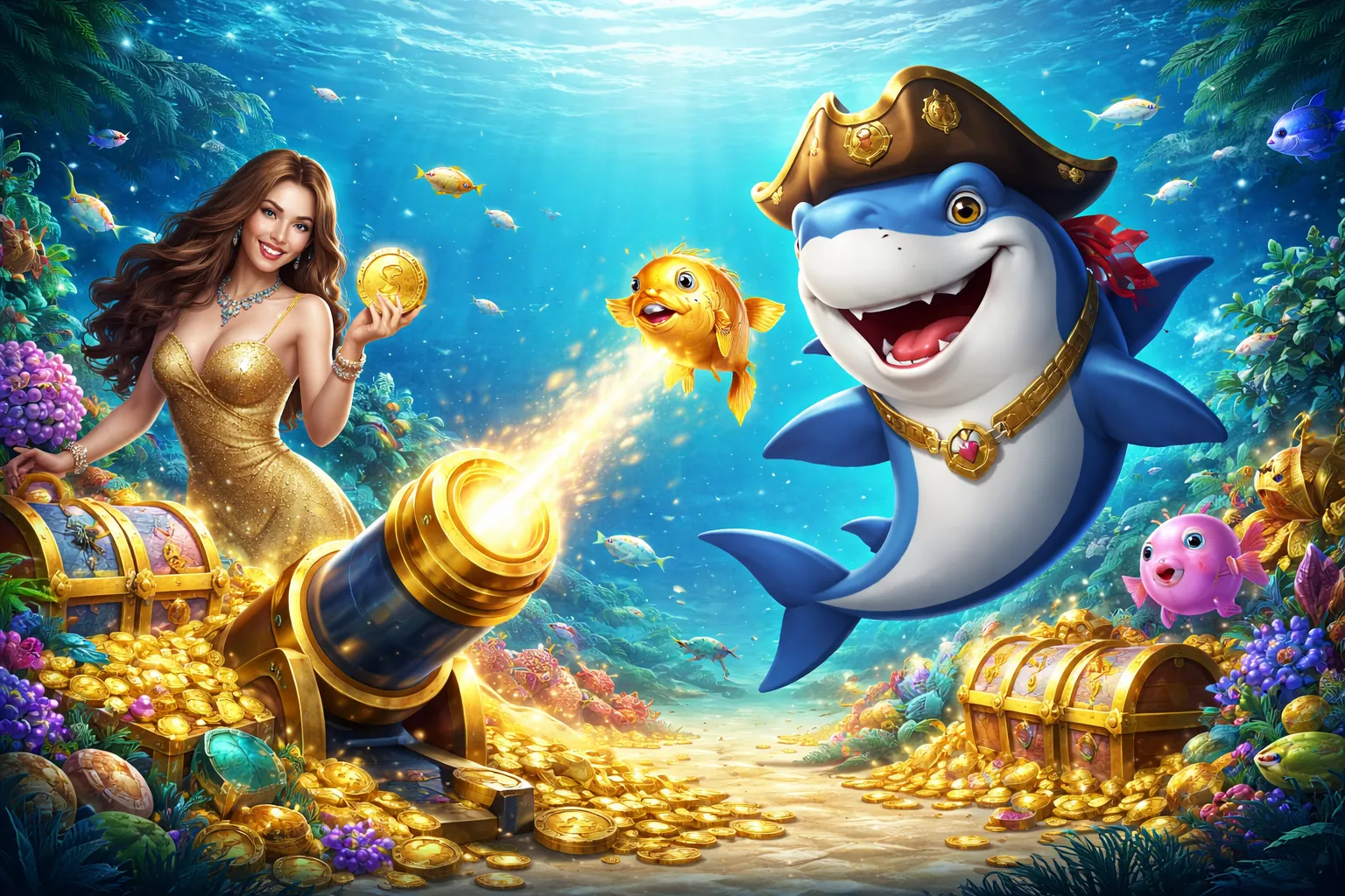 Thế giới bắn cá 79King sôi động với nhiều kho báu